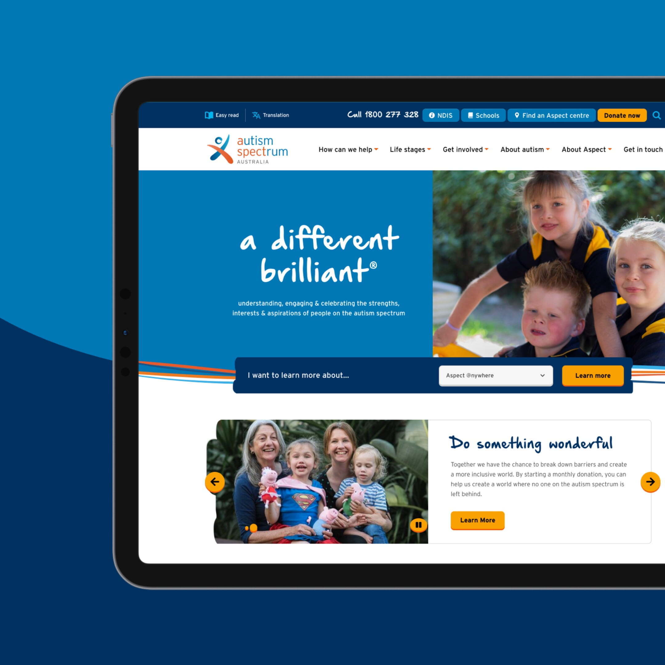 Autism Spectrum Australia project