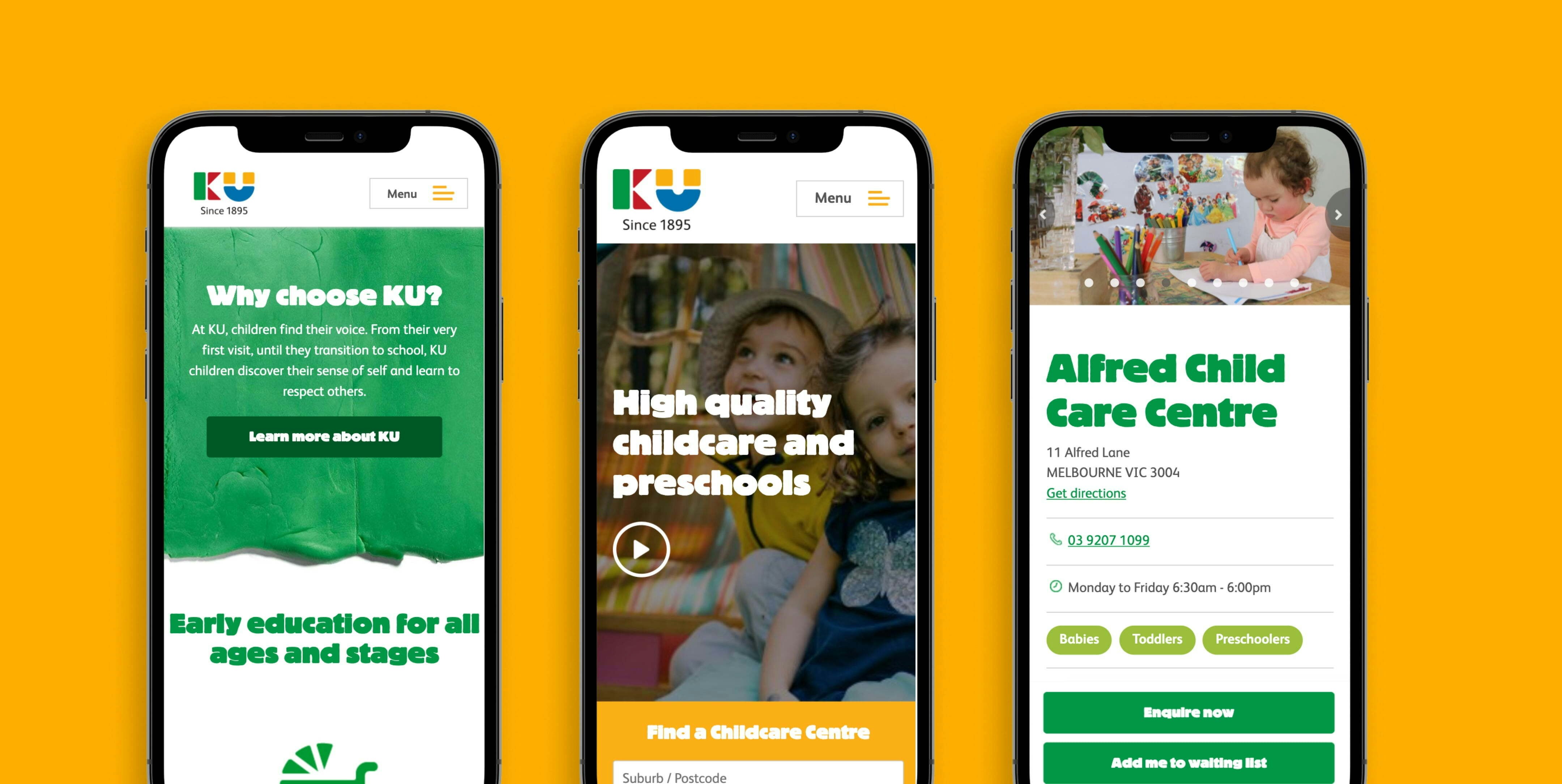 KU children's services Project Mobile version